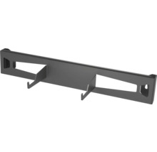 Support mural en métal avec deux crochets de fixation