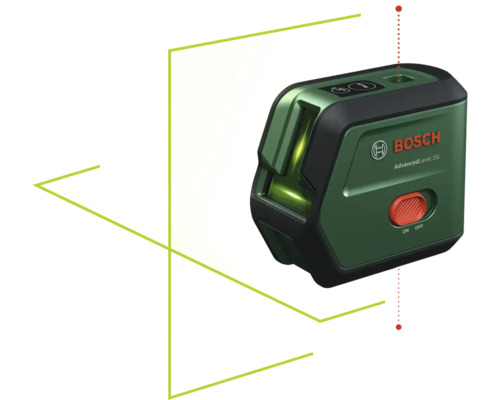 Logo Bosch. Laser lignes AdvancedLevel 2G.