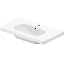 Plan de toilette en céramique sanitaire avec trou de robinet et trop-plein