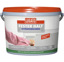 Eimer Lugato fester Halt Styroporkleber, Spezialklebstoff für Wärmedämmung