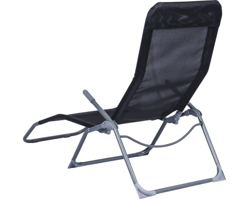 Chaise longue réglable avec structure