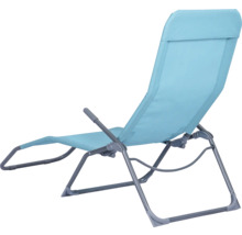 Chaise de plage réglable avec accoudoirs