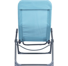 Fauteuil de jardin avec revêtement textile et structure en métal