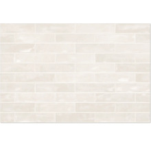 Carreaux rectangulaires posés en quinconce.