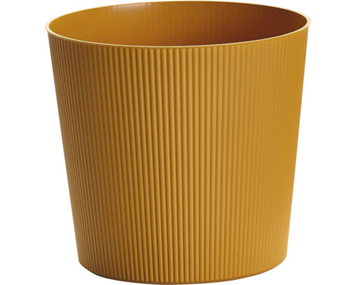 Poubelle en plastique avec surface nervurée
