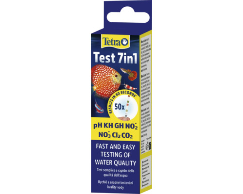 Tetra Test 7en1 pour déterminer la qualité de l'eau