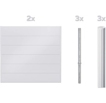 Panneau de clôture et poteaux de clôture pour le jardin