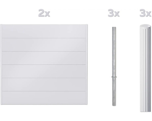 Panneau de clôture et poteaux de clôture pour le jardin