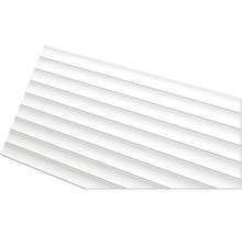 Panneau en plastique avec rainure et languette