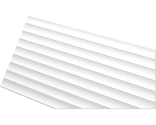 Panneau en plastique avec rainure et languette