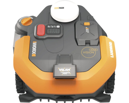 Worx Landroid Mähroboter Ansicht von oben