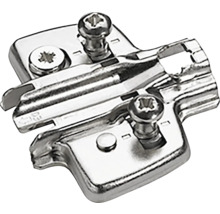 Möbelscharnier aus Metall mit Schrauben