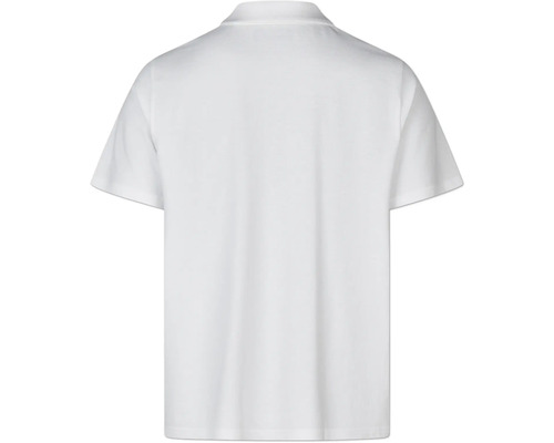 Polo blanc vu de dos