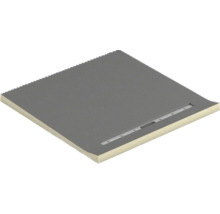 Receveur de douche carré avec caniveau d'évacuation