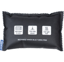 Coussin chauffant avec indications micro-ondes et température