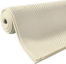 Tapis roulé avec motif en zigzag