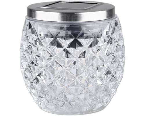 Lanterne solaire en verre structuré