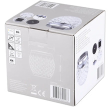 Emballage d'une lampe de table solaire LED en verre