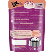 Lucky Lou Katzenfutter Thunfisch, getreidefrei, ohne Zuckerzusatz, 70 Gramm
