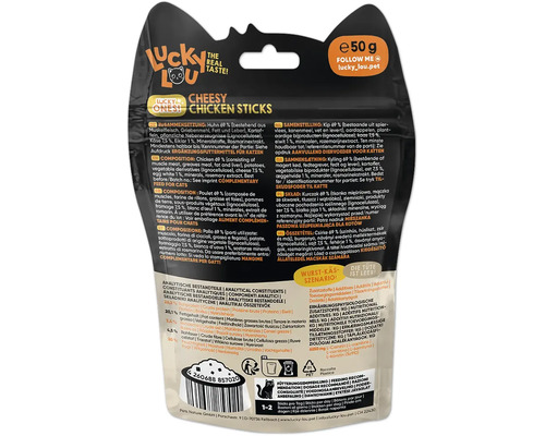 Lucky Lou Cheesy Ones Chicken Sticks Katzenfutter
