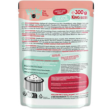 Informations sur la nourriture pour chat Lucky Lou, King Size, paquet de 300 grammes