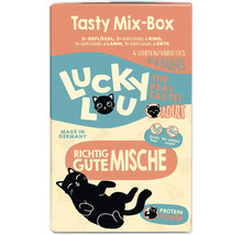 Lucky Lou Tasty Mix-Box Katzenfutter für ausgewachsene Katzen