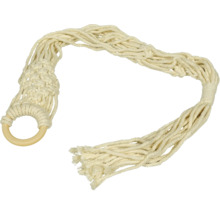 Pflanzenhänger aus Seil mit Holzring