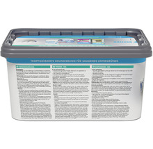Seau d'apprêt anti-goutte pour supports absorbants