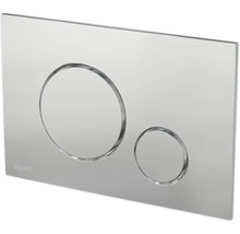 Plaque de commande avec deux boutons d'actionnement