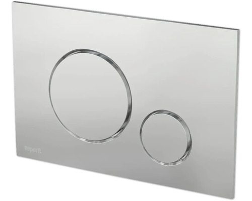 Plaque de commande avec deux boutons d'actionnement