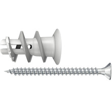 Cheville à expansion en plastique avec vis