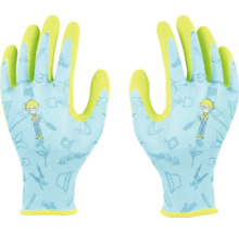 Deux gants de jardin avec motif