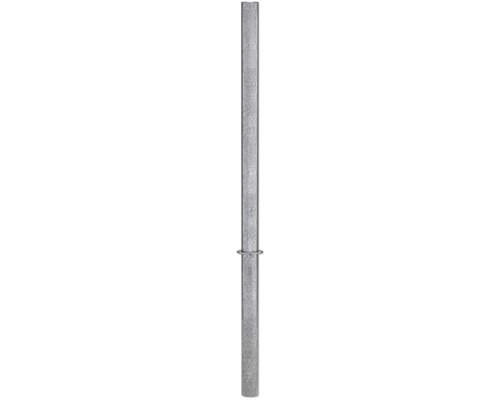 Pfosten zum Einbetonieren mit angebrachter Scheibe