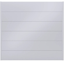 Porte de garage avec structure de panneau horizontale