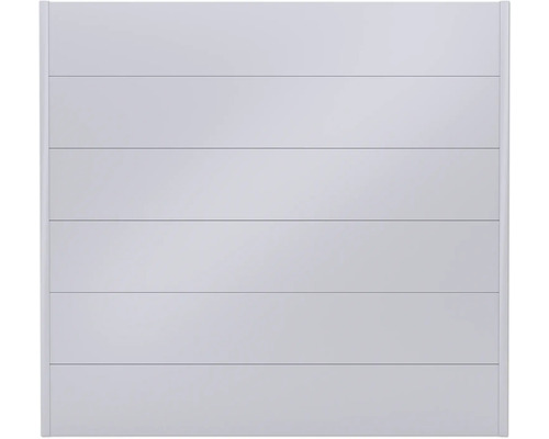 Porte de garage avec structure de panneau horizontale