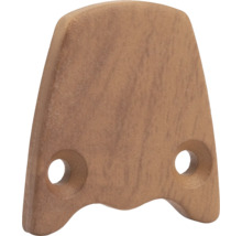 Coin en bois avec deux trous