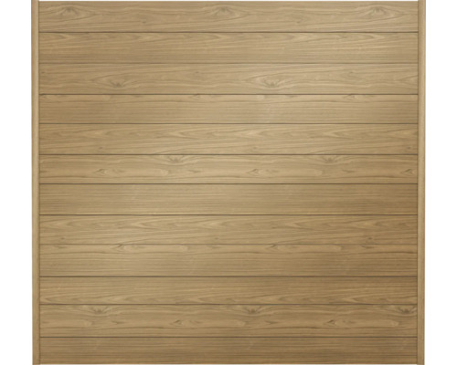 Élément de clôture en bois avec planches horizontales