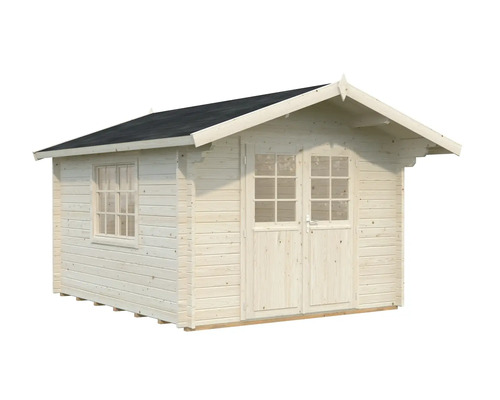 Abri de jardin en bois avec fenêtre et double porte