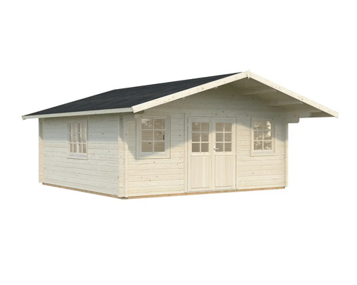 Abri de jardin avec fenêtres et double porte