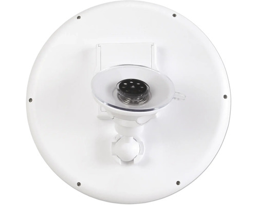 Antenne satellite avec support à ventouse