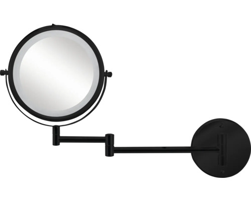 Miroir de maquillage pivotant pour montage mural