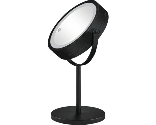 Miroir de maquillage avec socle et éclairage LED