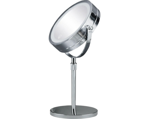 Miroir cosmétique sur pied avec éclairage