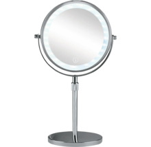 Miroir de maquillage rond avec éclairage LED