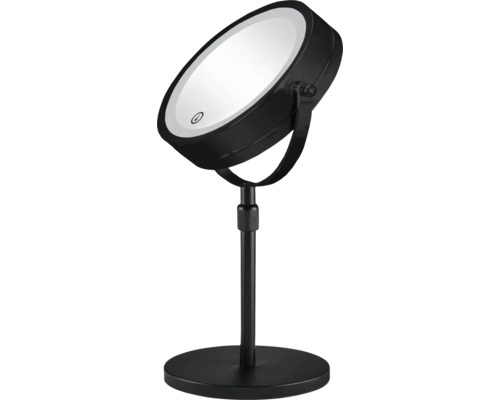 Miroir de maquillage avec éclairage LED sur un pied