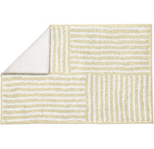 Tapis de bain rectangulaire à rayures