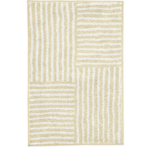 Tapis de bain carré à rayures