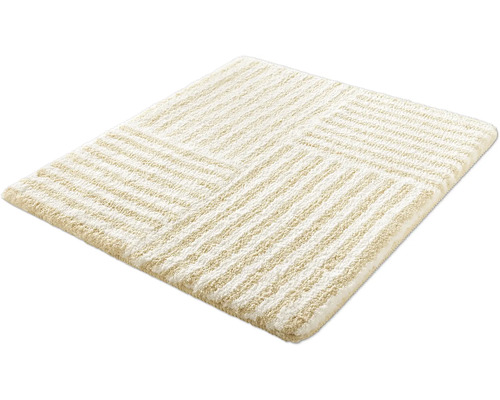 Quadratischer Teppich mit Streifenmuster