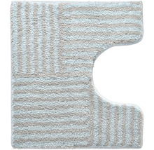 Tapis de toilette avec motif rayé