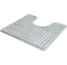 Tapis de bain à rayures pour la salle de bain
